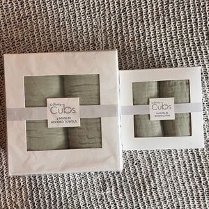 New! Baby Muslin Bath Towels and Washcloths
